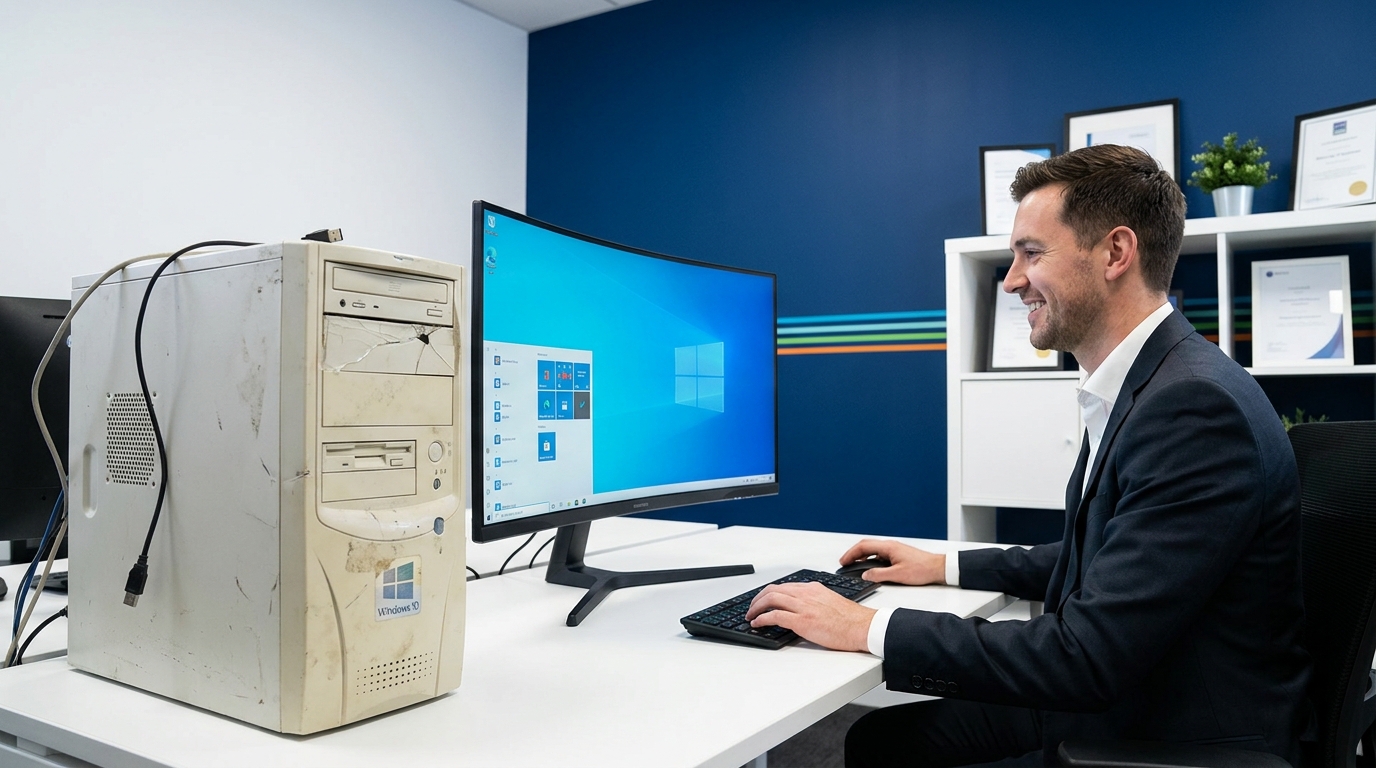 Commercial case for repurposing Windows 10 PCs as Citrix thin clients visual briefing